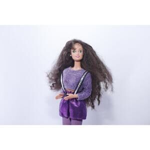 Mattel, 1994, Teresa, Dance Moves, Barbie Doll, Bent Arms, Purple Uotfit,